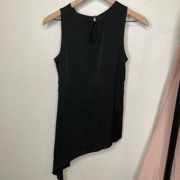 Trina Turk Silk Asymmetrical Tank - Picture 3 of 9